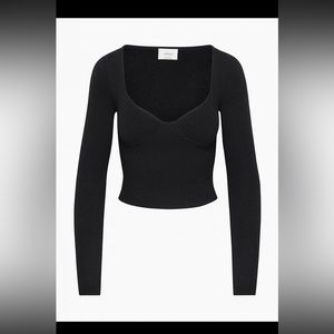 Aritzia Wilfred Greer Sweater - Size Small - Black